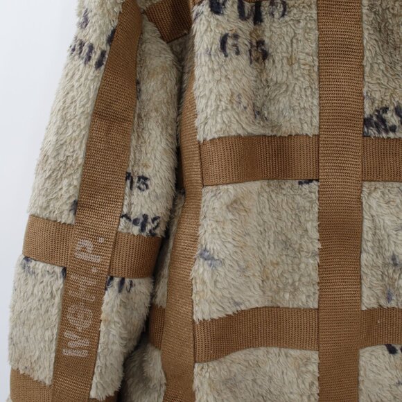 Kapital Jacket Mens XL 4 Fleece Prisoner Craft Tattersall Zip Long Sleeve - Picture 2 of 16